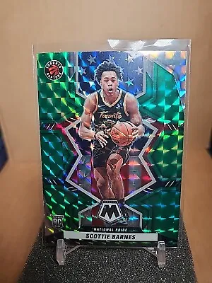 2021-22 Panini Mosaic National Pride Green Mosaic Prizm Scottie Barnes Rc #257 • $2.25