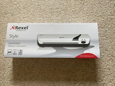 £18.99 • Buy Rexel Style A4 Home And Office Laminator - White, (2104511)