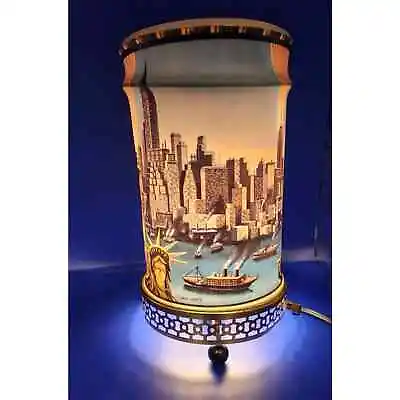 RARE 1957 ECONOLITE -Miss Statue Of Liberty Empire State Building -Motion Lamp • $550
