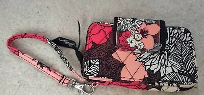 Vera Bradley Mocha Rouge Wristlet Wallet *Classy And Convenient* • $13.99