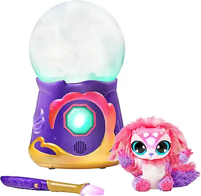 Magic Mixies Magical Misting Crystal Ball With Interactive 8 Inch Pink Plush Toy • $75.46