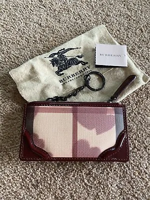 Authentic Burberry Key Pouch Red Heart • $299.95