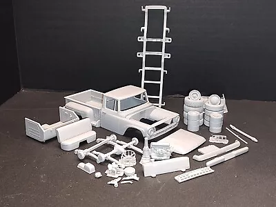 1964 Internationl Single Cab Step-Side Pickup 3D Printed Resin In 1/25th Scale • $85