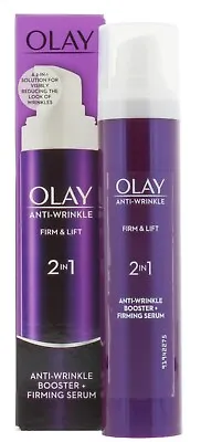 £9.99 • Buy Olay Anti-wrinkle Firm And Lift Two In One Day Cream And Firming Serum 50ml