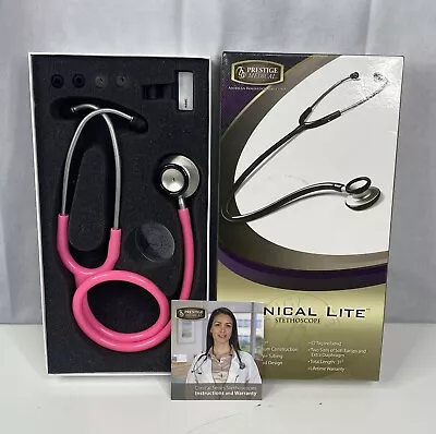 NEW Prestige Medical Clinical Lite Stethoscope Model 121 Color Hot Pink • $10.99