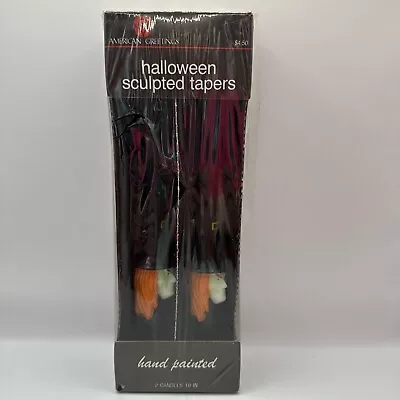 Vintage 1986 Halloween WITCH Sculpted Taper Candles American Greetings • $19.99