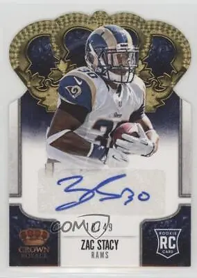 $23.54 • Buy 2013 Panini Crown Royale Gold Die-Cut Signatures /49 Zac Stacy Rookie Auto RC
