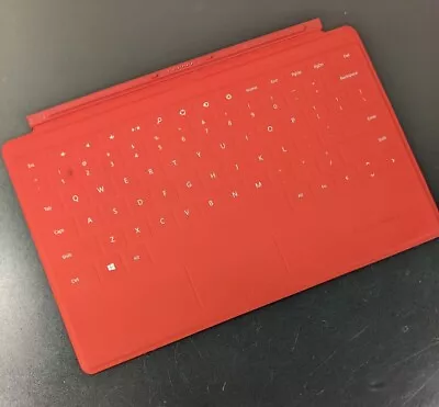 Microsoft Surface Keyboard Touch Type Cover Model 1515 - Red • $16.75