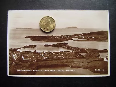 Ellenabeigh Easdale & Holy Isles Argyllshire RP Postcard • £2.75