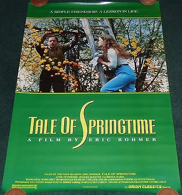 Tale Of Springtime 1990 Original Rolled U.s. 1 Sheet Movie Poster Eric Rohmer • $14.95