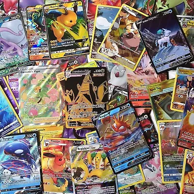 $7.49 • Buy 50 Assorted Pokémon Card Lot With Guaranteed 1 V, VMAX, TG, Or  Rainbow Card!