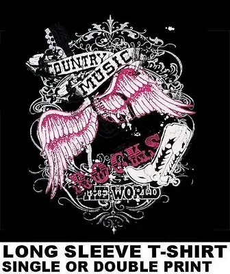 $26.99 • Buy Country Western Music Rocks The World Cowboy Cowgirl Hat Boots T-shirt 219
