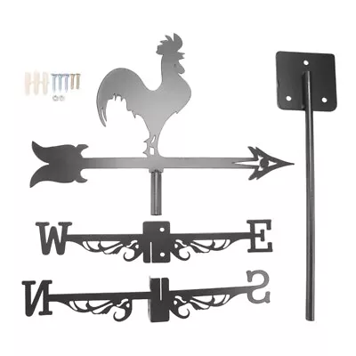 2X(Rooster Weather Vane - Retro Cockerel Weathervane - Decorative Win • £49.19