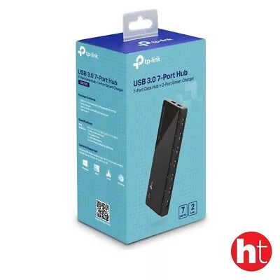$65 • Buy NEW TP-Link UH720 USB 3.0 7-Port Hub With 2 Charging Port Smart Phone Pad PC Mac