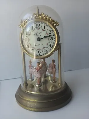 $15 • Buy Schmid Schlenker VTG Balerina Clock  Germany  Contessa  Wind Up Jewelled Works