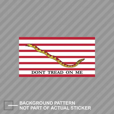 $17.96 • Buy Navy Jack Flag Sticker Decal Vinyl Naval Jack Dont Tread On Me