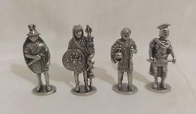 WestAir 1.5   Die Cast Metal Roman Soldier Figures X4 Pewter • £9.99