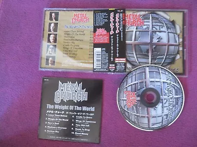 JPN W/Obi - Metal Church - The Weight Of The World _ CRCL-4826 • $22.99