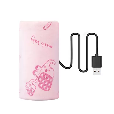 Baby Bottle Warmer Travel USB Heater Milk Pouch Portable Feeding Thermostat Bag • £6.42