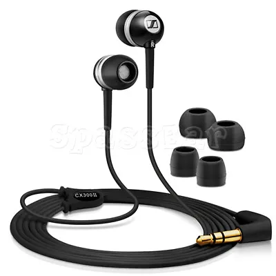 $25.99 • Buy Genuine Sennheiser CX 300 II CX300 Precision In-Ear Headphones Earphones - Black
