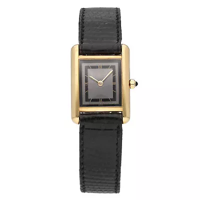 Cartier Tank Louis Vermeil 20.5mm Quartz Ladies Watch 3 66001 • $1799