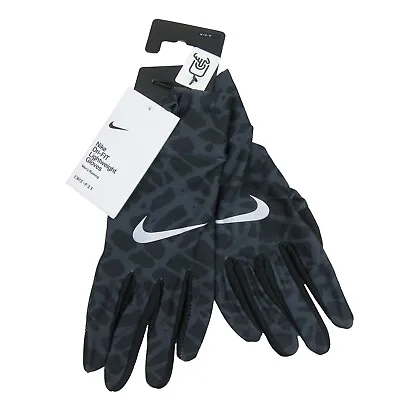 Nike Dri-Fit Lightweight Gloves Mens Size Medium Black Touchscreen Capable NEW • $24.95