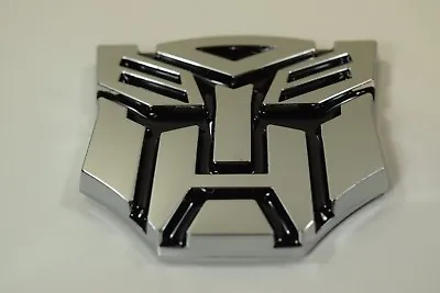 3D Chrome Autobot 4 Inch Transformers Emblem Badge Decal Car Stickers Truck • $12.99