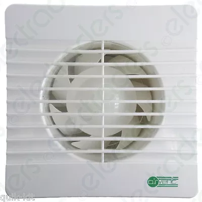 Airvent 431302 Low Profile Extractor Fan - Timer Model 100mm / 4 Inch • £23.10