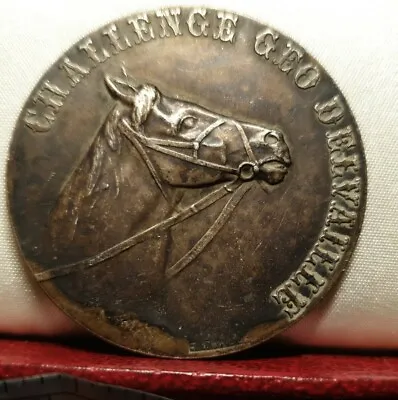 FRENCH HORSE BRONZE 40mm Verdun Award Medal By Fraisse • $60