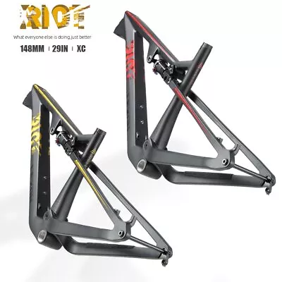 $1121.99 • Buy Full Suspension 29er Boost Carbon MTB Frame DH Cycling Downhill Bicycle Frame