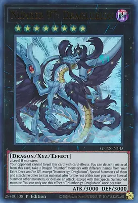 $2.45 • Buy Number 97: Draglubion - GFP2-EN145 - Ultra Rare - 1st Edition - Yugioh