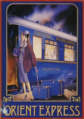 Orient Express | Saloon Car | Vintage Poster | A1 A2 A3 • £13.15