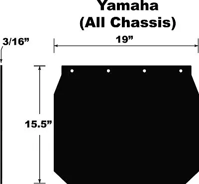 Yamaha Snowmobile Snow Flap Proven Design Products SF98YAMPB • $49.95