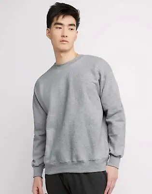 Hanes Sweatshirt Mens Heavyweight Cotton Fleece Crewneck Ultimate Standard S-3XL • $17