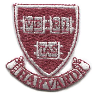 Harvard University Crimson Ncaa College Vintage 1.75  Shield Logo Patch • $6.95