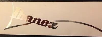 Ibanez Chrome Guitar Neck Decal Logo Sticker 5.5 Inches • $6.99