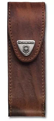 Victorinox Leather Belt Pouch/Sheath. Brown With Hook And Loop Fastener 4.0548 • £26.99