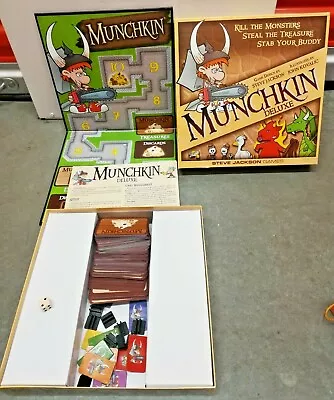 Munchkin Deluxe Full Genuine Replacement Parts Strategy Game • $15.54