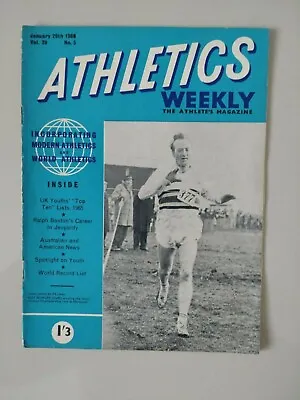 £5.25 • Buy Athletics Weekly Magazine January 29th 1966  Vol 20 No 5