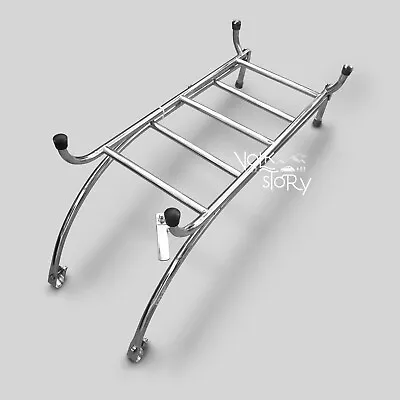 Volkswagen Vw Late Bay Window Bus Rear Ladder Stainless Roof Rack Westfalia • $215