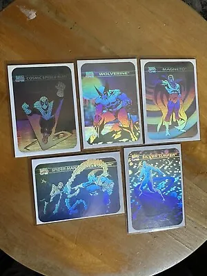 1990 Marvel Hologram Complete Set. Spider-Man Magneto Silver Surfer Wolverine • $225