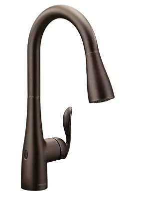 Moen Arbor 7594EWORB MotionSense Wave One Handle Pulldown Kitchen Faucet Bronze • $315