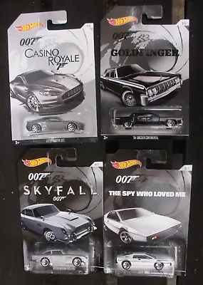 £33.75 • Buy HOT WHEELS  007 Bond  Cars SKYFALL  GOLDFINGER; CASINO ROYALE . SPY WHO LOVED ME