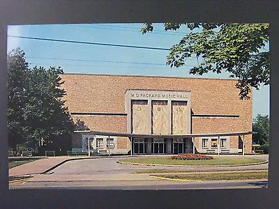 Warren Ohio OH WD Packard Music Hall Kenley Players Vintage Color Postcard 1950s • £4.92