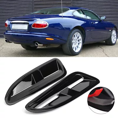 Glossy Black ABS Plastic Bonnet Air Vent Car Modified Parts Fits For Jaguar XKR • $40.86