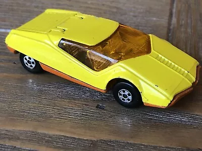 Vintage Matchbox Datsun 126X #33 Superfast Yellow 1:64 Diecast 1973 • $12.45