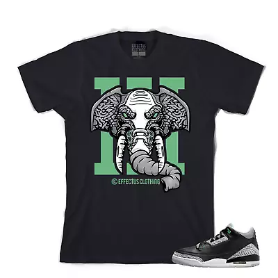 Tee To Match Air Jordan Retro 3 Green Glow. Elephant Tee • $25.50