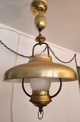 Vintage Progress Mfg. Ceiling Light Fixture Mid Century Chandelier Lamp • $69.95