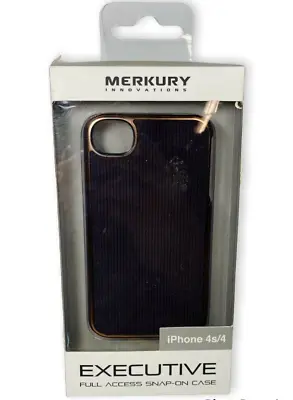 Merkury Innovations Executive Full Access Snap On Case For IPhone 4/4s Black • $8.99