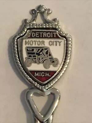 Vintage Souvenir Spoon US Collectible Detroit Motor City Michigan • $3.99